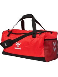 Torba sportowa Hummel Core 2.0. Czarne torby sportowe Hummel, bez wzorów, z materiału. Za 236.00 zł.