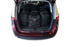 Torby Do Bagażnika Renault Grand Scenic 2009-2013 4Szt Kjust. Czarne torby podróżne KJUST, bez wzorów, z kauczuku. Za 1,332.00 zł.