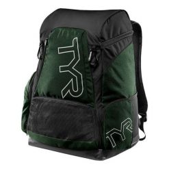 Plecak na basen unisex tyr alliance team backpack 45l. Czarne plecaki TYR, bez wzorów, z poliesteru. Za 306.12 zł.