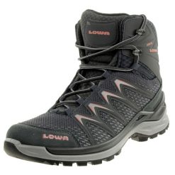 Damskie buty turystyczne Lowa. Czerwone obuwie trekkingowe damskie Lowa, z materiału, bez zapięcia. Za 955.99 zł.