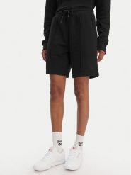 Reebok Szorty sportowe Sasha RK25510CCW Czarny Regular Fit. Czarne spodenki sportowe damskie Reebok, l, bez wzorów, z bawełny. Za 139.99 zł.