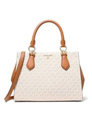Michael Kors Torebka w kolorze kremowo-karmelowym - 28 x 21 x 14 cm rozmiar: onesize. Brązowe torebki klasyczne damskie Michael Kors, z materiału, przez ramię, bez dodatków. Za 876.46 zł.