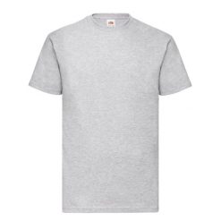 Koszulka Unisex Dla Dorosłych Valueweight Heather. Szare bluzki damskie Fruit of the Loom, xl, bez wzorów, bez kołnierzyka, bez ramiączek. Za 48.99 zł.