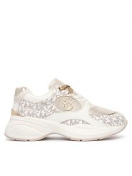 MICHAEL Michael Kors Sneakersy Zuma MK02656258 Kremowy. Białe buty sportowe dziewczęce MICHAEL Michael Kors, ze skóry, bez zapięcia. Za 554.99 zł.