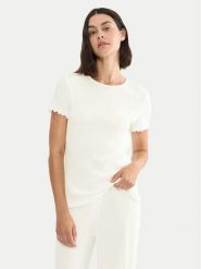 Triumph Koszulka piżamowa Mix & Match 10227214 Biały Regular Fit. Białe koszule nocne i halki Triumph, bez wzorów, z syntetyku, bez ramiączek. Za 109.99 zł.