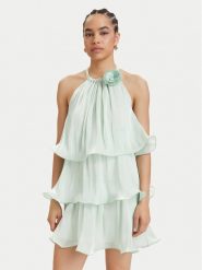 ACCESS FASHION Sukienka koktajlowa 63-3023-308 Zielony jasny Regular Fit. Zielone sukienki damskie ACCESS FASHION, bez wzorów, z syntetyku, wizytowe, bez ramiączek. Za 989.99 zł.