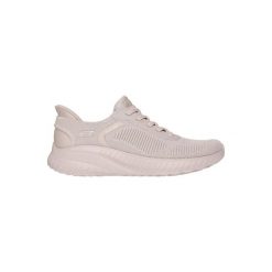 Buty sportowe Sneakersy damskie, Slip-Ins: BOBS Sport Squad Chaos - Current Muse. Czerwone obuwie sportowe casual damskie Skechers, bez zapięcia. Za 359.99 zł.