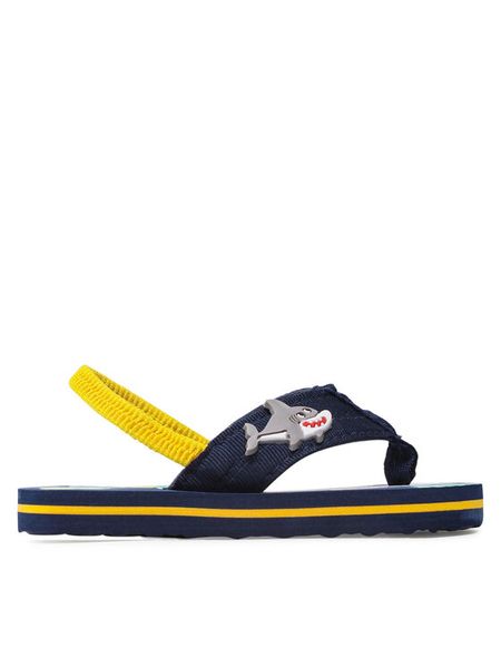 Action Boy Sandały 79449A Granatowy. Niebieskie sandały chłopięce Action Boy, z materiału, bez zapięcia. Za 39.99 zł.