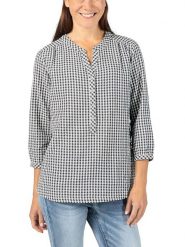 Timezone Bluzka w kolorze czarnym rozmiar: L. Czarne bluzki damskie Timezone, l, bez wzorów, z bawełny, bez kołnierzyka, bez ramiączek. Za 78.47 zł.