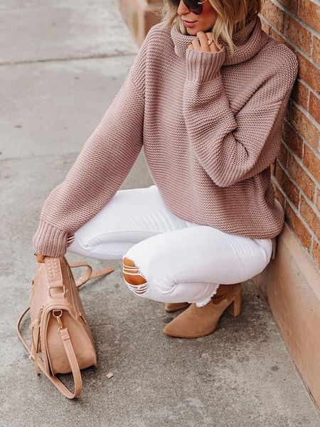 LA Angels Sweter w kolorze jasnoróżowym rozmiar: L. Różowe swetry klasyczne damskie LA Angels, l, bez kołnierzyka. Za 187.96 zł.