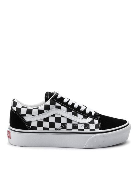Vans Tenisówki Old Skool Platfor VN0A3B3UHRK1 Czarny. Czarne obuwie sportowe damskie Vans, bez wzorów, z materiału, bez zapięcia. Za 249.99 zł.