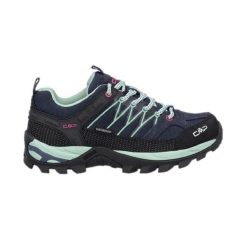 Buty trekkingowe damskie CMP RIGEL LOW. Czarne obuwie trekkingowe damskie CMP, bez zapięcia. W wyprzedaży za 359.99 zł.