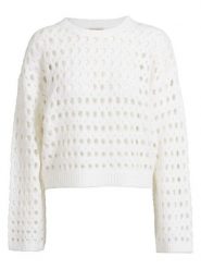 Herrlicher Sweter "Ynez" w kolorze białym rozmiar: M. Białe swetry klasyczne damskie Herrlicher, m, bez kołnierzyka. Za 172.95 zł.