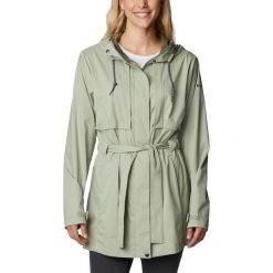 Płaszcz przeciwdeszczowy damski Columbia Pardon My Trench Rain. Niebieskie płaszcze damskie Columbia, xl, bez wzorów, z poliesteru, bez kaptura. Za 488.00 zł.