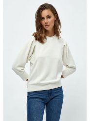 Peppercorn Bluza "Laila" w kolorze białym rozmiar: M. Białe bluzy damskie Peppercorn, m, bez wzorów, bez kaptura. Za 125.56 zł.