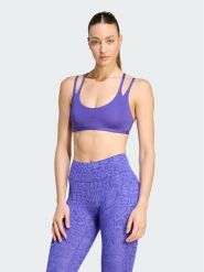 Adidas Biustonosz sportowy Optime Workout Strappy Light Support Bra KS6041 Fioletowy. Fioletowe biustonosze sportowe damskie Adidas, bez wzorów, z syntetyku. Za 219.99 zł.