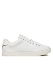 Tommy Hilfiger Sneakersy Essential Court FW0FW08320 Biały. Białe obuwie sportowe damskie Tommy Hilfiger, ze skóry, bez zapięcia. Za 249.99 zł.