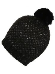 Regatta Czapka "Lorelai Hat IV" w kolorze czarnym rozmiar: onesize. Czarne czapki damskie Regatta, bez wzorów, ze splotem. Za 48.39 zł.