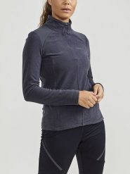 Craft Bluza polarowa "Core Edge Thermal" w kolorze granatowym rozmiar: M. Niebieskie bluzy damskie Craft, m, bez wzorów, z polaru, bez kaptura. Za 144.58 zł.