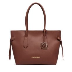Torebka LOVE MOSCHINO. Brązowe torebki klasyczne damskie Love Moschino, bez dodatków. Za 1,099.00 zł.