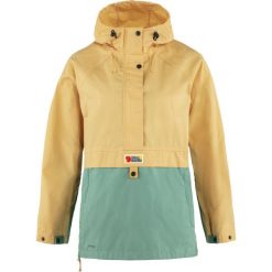 Kurtka turystyczna damska Fjallraven Vardag Anorak. Żółte kurtki damskie Fjällräven, m, bez wzorów, z materiału, bez kaptura. Za 775.49 zł.