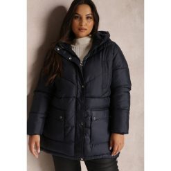 Granatowa Kurtka Pikowana Sabrino. Niebieskie kurtki damskie Renee, plus size, bez wzorów. Za 199.99 zł.