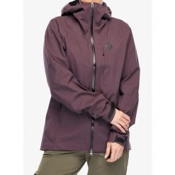 Kurtka z membraną damska Black Diamond Highline Stretch Shell. Fioletowe kurtki damskie Black Diamond, bez wzorów, bez kaptura. Za 1,032.99 zł.