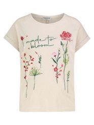 Eight2Nine Koszulka w kolorze beżowym rozmiar: XS. Brązowe koszulki damskie Eight2Nine, xs, bez wzorów, z bawełny, bez kołnierzyka, bez ramiączek. Za 48.16 zł.