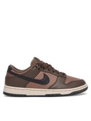 Nike Sneakersy Dunk Low FZ2552 001 Brązowy. Brązowe obuwie sportowe damskie Nike, ze skóry, bez zapięcia. Za 509.00 zł.