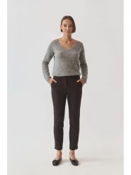 TATUUM Spodnie "Filimi" w kolorze ciemnobrązowym rozmiar: 44. Brązowe spodnie materiałowe damskie TATUUM, bez wzorów, z materiału. Za 164.92 zł.