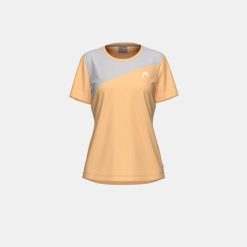 TIE-BREAK Damska Koszulka Tenisowa. Brązowe bluzki damskie Head, bez wzorów, sportowe, z asymetrycznym kołnierzem, bez ramiączek. Za 260.00 zł.