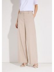 More & More Spodnie w kolorze beżowym rozmiar: 44. Brązowe spodnie materiałowe damskie More & More, bez wzorów, z materiału. Za 260.99 zł.