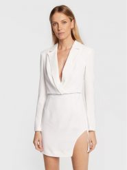 Pinko Sukienka koktajlowa Alejandra 1G1836 7624 Biały Slim Fit. Białe sukienki damskie Pinko, bez wzorów, z syntetyku, wizytowe, bez ramiączek. Za 1,619.00 zł.