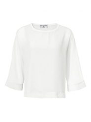 Heine Bluzka w kolorze kremowym rozmiar: 36/38. Brązowe bluzki damskie Heine, bez wzorów, bez kołnierzyka, bez ramiączek. Za 131.45 zł.