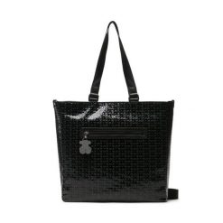 Torebka TOUS. Czarne shopper bag tous, bez wzorów, bez dodatków. Za 639.99 zł.