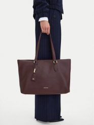 GINO ROSSI Torebka C- LDA9537 Bordowy. Czerwone shopper bag Gino Rossi, ze skóry, bez dodatków. Za 259.99 zł.