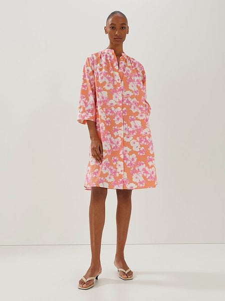 Someday Sukienka w kolorze brzoskwiniowo-jasnoróżowym rozmiar: 38. Pomarańczowe sukienki damskie someday., bez wzorów, z bawełny, bez ramiączek. Za 197.17 zł.