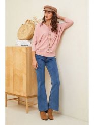 Soft Cashmere Kardigan w kolorze jasnoróżowym rozmiar: 38/40. Różowe kardigany damskie Soft Cashmere, bez wzorów, z kaszmiru. Za 104.99 zł.