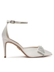 Steve Madden Szpilki Last Dance 11005297 Biały. Białe szpilki damskie Steve Madden, bez wzorów, z materiału, bez obcasa, na szpilce, bez zapięcia. Za 599.99 zł.