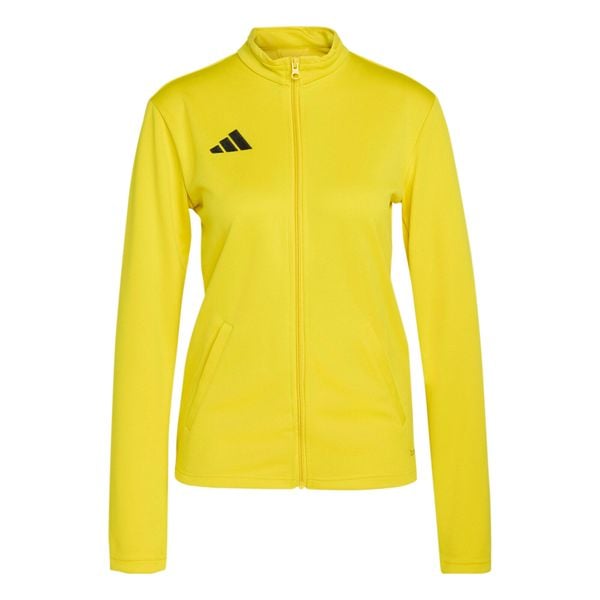 Bluza damska adidas Entrada 26 Track. Żółte bluzy damskie Adidas, l, bez wzorów, z materiału, z kapturem. Za 121.99 zł.