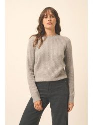 Just Cashmere Kaszmirowy sweter "Jade" w kolorze szarym rozmiar: M. Szare swetry klasyczne damskie Just Cashmere, m, z kaszmiru, bez kołnierzyka. Za 298.67 zł.