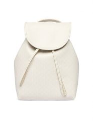 Calvin Klein Plecak Emblem Aop Mini Backpack LV04F3507G Biały. Białe plecaki Calvin Klein, bez wzorów, ze skóry. Za 529.99 zł.