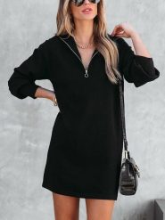 Milan Kiss Sukienka w kolorze czarnym rozmiar: XL. Czarne sukienki damskie Milan Kiss, bez wzorów, bez ramiączek. Za 178.37 zł.