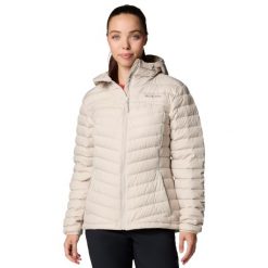 Kurtka sportowa damska Columbia Westridge Hooded Down Jacket. Brązowe kurtki sportowe damskie Columbia, l, bez wzorów, z poliesteru, bez kaptura. Za 529.99 zł.