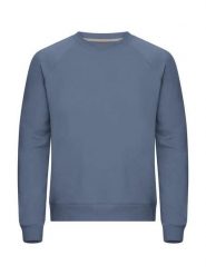 Clique Miami PRO Roundneck bluza z okrągłym dekoltem French terry – Steel Blue. Niebieskie bluzy damskie CLIQUE, xs, bez wzorów, z bawełny, bez kaptura. Za 189.36 zł.