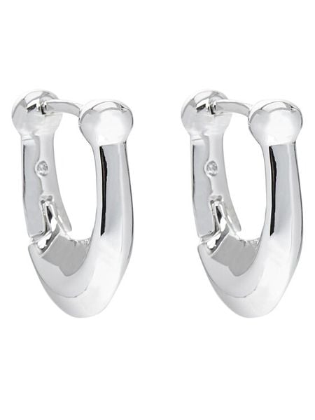 Coach Kolczyki 37351447RHO030 Srebrny. Szare kolczyki damskie Coach, metalowe. Za 119.99 zł.