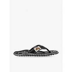 Japonki Gumbies Islander Canvas Flip-Flops. Czarne klapki damskie Gumbies, bez wzorów, bez obcasa, bez zapięcia. Za 109.99 zł.