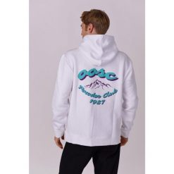 Bluza z kapturem Powder Club. Białe bluzy damskie OOSC, na zimę, bez wzorów, z bawełny, z kapturem. Za 294.99 zł.