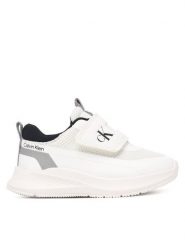 Calvin Klein Sneakersy V1X9-83308-1843X M Biały. Białe buty sportowe chłopięce Calvin Klein, z materiału, bez zapięcia. Za 379.99 zł.