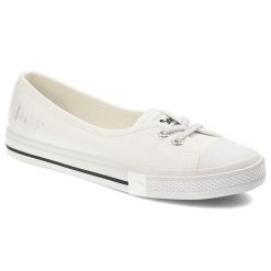 Białe Trampki Lee Cooper Modne Buty Damskie. Białe trampki damskie Lee Cooper, bez wzorów, z tkaniny, bez zapięcia. Za 129.00 zł.
